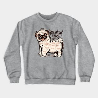 Anatomy of pug Crewneck Sweatshirt